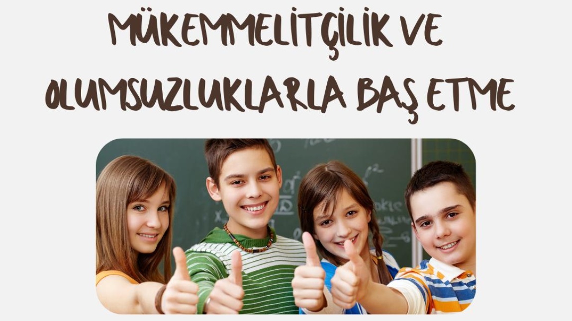 “Mükemmeliyetçilik ve Olumsuzluklarla Baş Etme” Veli Semineri gerçekleştirildi.
